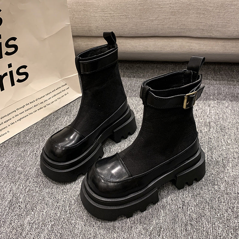 Louise - Bottines à plateforme pour femmes