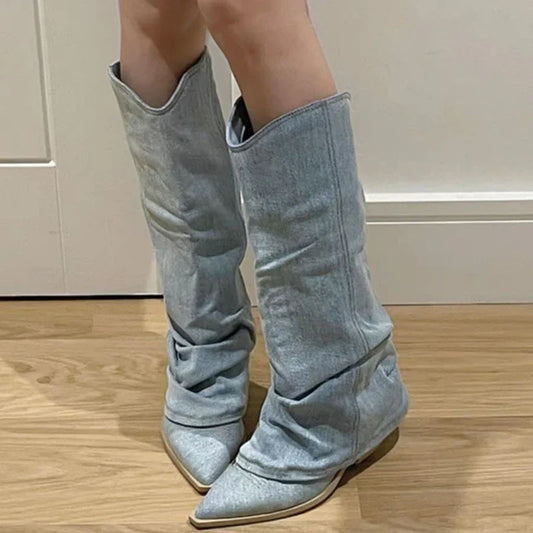 Polly - Bottines en jean