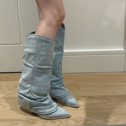 Polly - Bottines en jean