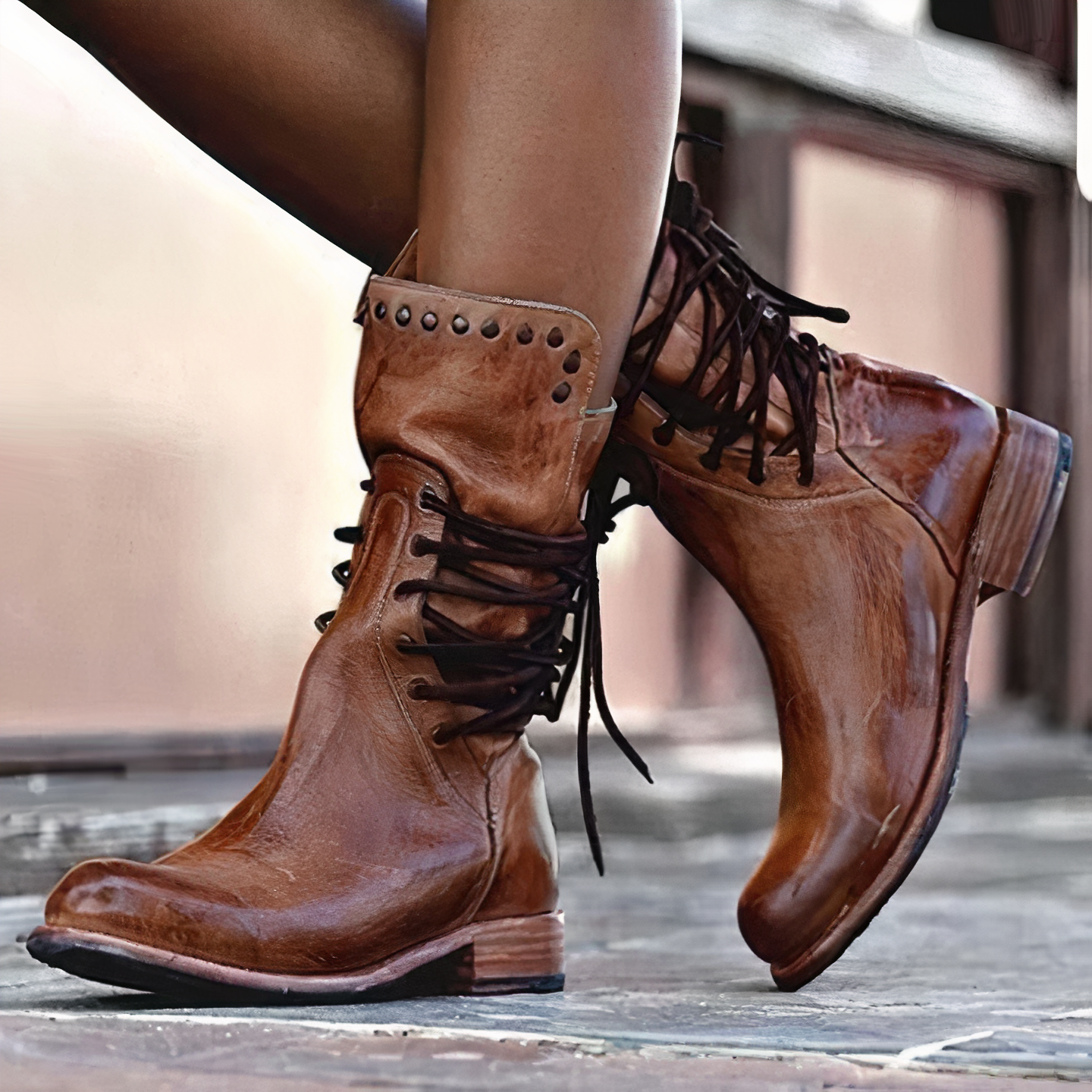 Bottes longues en cuir - Xenia