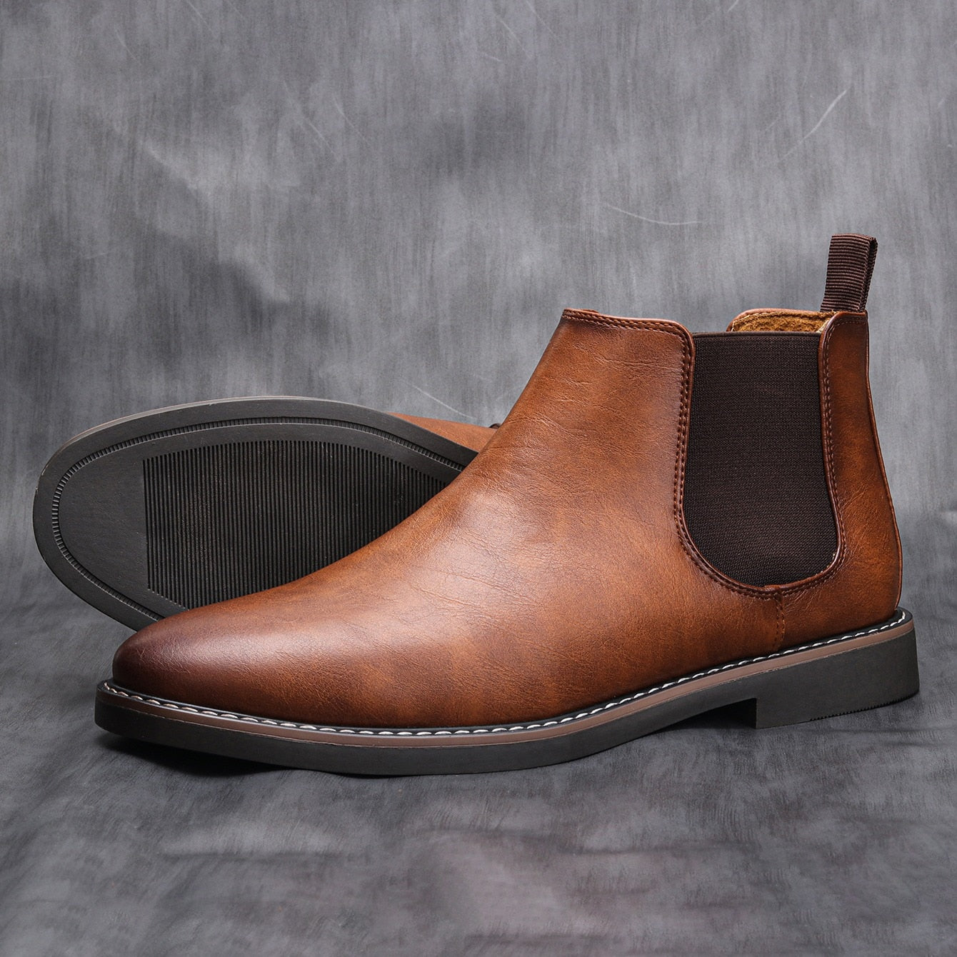 Bottines Chelsea en cuir pour homme - Gerno