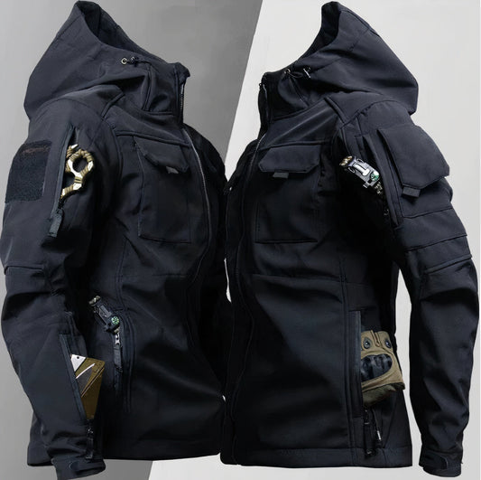 Veste tactique à capuche pour homme - Gunner